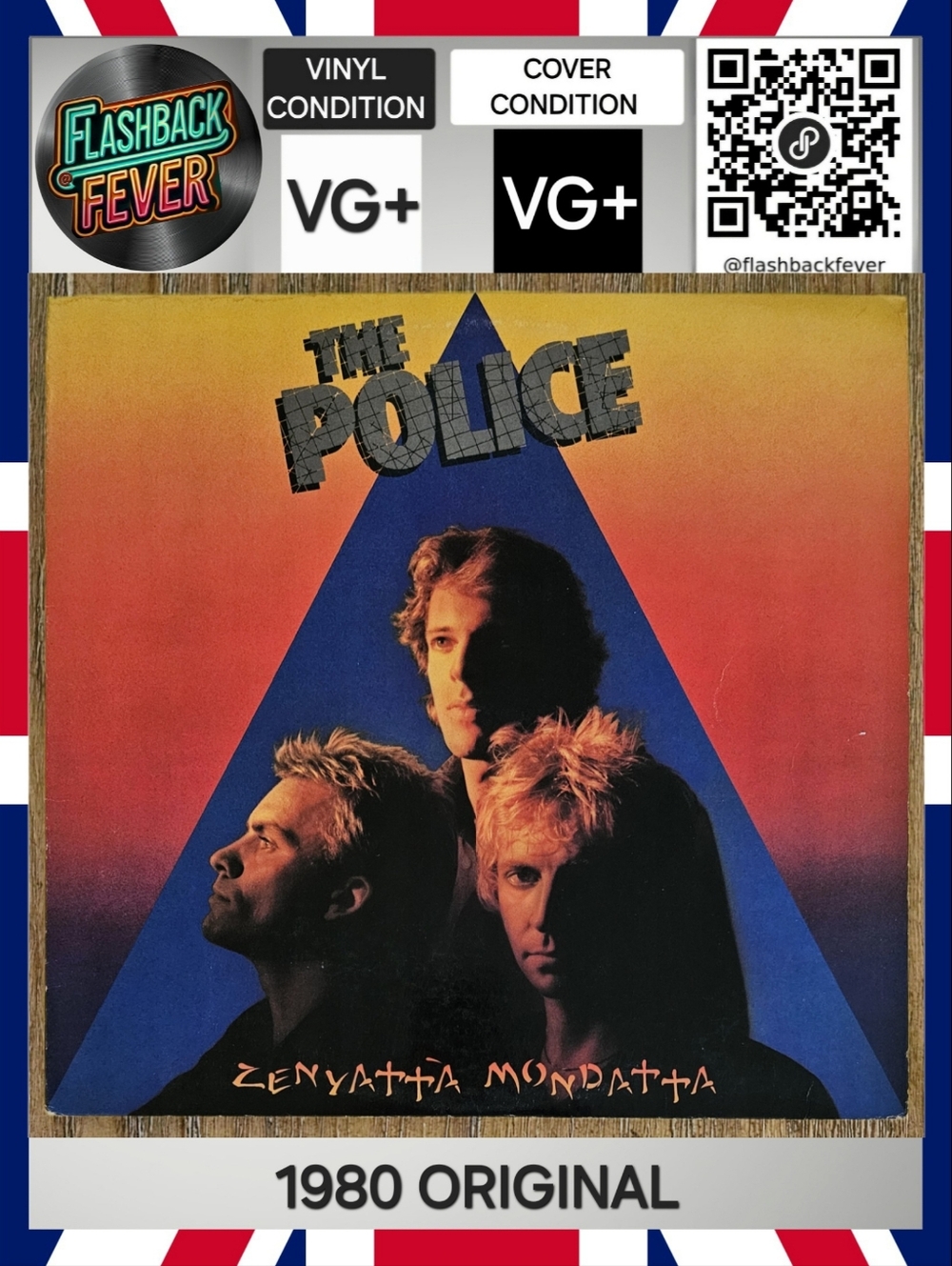 POLICE•Zenyatta Mondatta•1980 US (#SP-4831) Santa Maria Pressing, 'Z' Lable